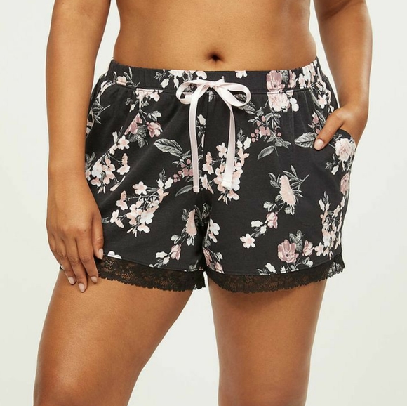 Sold Mercari- Lane Bryant Floral Sleep Shorts - Picture 2 of 15